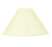 14 Inch Cream Cotton Coolie Lampshade - Classic Cone Shape, 100% Cotton Fabric, Versatile for Table Lamp, Floor Lamp, and Ceiling Pendant