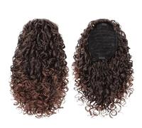 14 Inch Curly Drawstring Ponytail Extension for Black Women,Fake Ponytails Synthetic Clip in Pony Tails Hair Extensions for Daily Use(T1B-33)