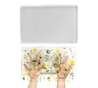 14-inch Extra Large Silicone Tray Mold - Heavy-Duty Thickened Design for Resin Casting & Concrete Crafts - Reusable Rectangular Epoxy Mold for DIY Agate Trays, Coasters, Home Decor