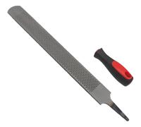 14 Inch Hoof Rasp, Horseshoe File with Rubber Handle, Carbon Steel Farrier File Tool, Suitable for Horse/Goat/Cow/Donkey/Animal Hooves