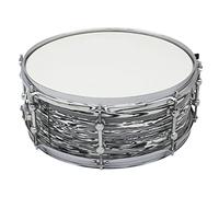 14-Inch Horse-Print Snare Drum, Electroplating Process, Adjustable Percussion Instrument, with Strap and Stick
