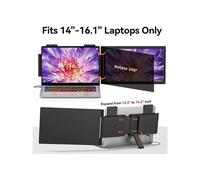 14 Inch Laptop Screen Extender, 1080P Portable Second Screen Monitor, 270 Rotation Display for 14" - 16.1" Laptops