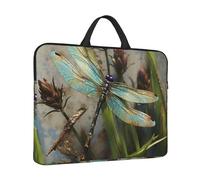 14 inch Laptop Sleeve with Handle Shockproof Laptop Bag Waterproof Computer Cover Bag Dancing Dragonfly Briefcase
