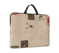 14 inch Laptop Sleeve with Handle Shockproof Laptop Bag Waterproof Computer Cover Bag Old Fashioned Mail Briefcase