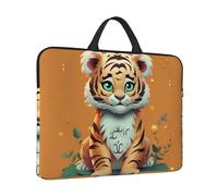 14 inch Laptop Sleeve with Handle Shockproof Laptop Bag Waterproof Computer Cover Bag Year of The Tiger Funny Tiger Briefcase
