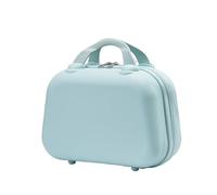 14 Inch Makeup Box Hard Shell Portable Storage Bag Case Suitcase Carry On Pack for Vacations, Business Trips(BH Green)
