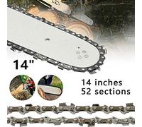 14 Inch Metal Chain Saw Blade Wood Cutting 52 Drive Pitch Mill Link Feller Chain Saw S9j4 3/8 Pliers Accessories Household Chain