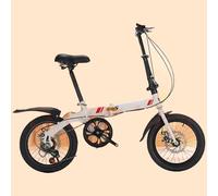 14 Inch Mini Folding Bike, Portable Ultra-Light Disc Brake for Men Women