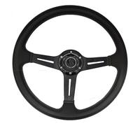 14 Inch PU Racing Universal Deep Corn Drifting Sport Steering Wheel Shift Paddle Extension(B)