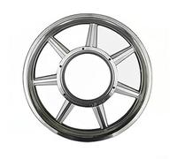 14-Inch Rear Wheel, 14x1.75 Aluminum Alloy Folding E-Bike Motor Drive Hub Stable Performance for Electric Bicycle Replacement(C)