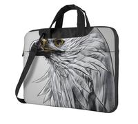 14 inch Shockproof Laptop Bag Unique Sketching an eagle Pattern Light and Easy To Carry Suitable for Business Trips