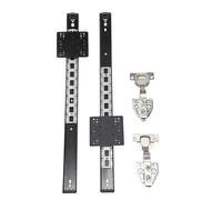 14-Inch Side-Mount Drawer Slides Hidden Hinged & Bi-Fold Track Heavy-Duty Cabinet Rail for Smooth Operation Easy Installation Ideal for Cabinets & Furniture