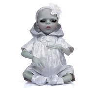 14 Inch Silicone Alien Reborn Doll - Rebirth Full Body Vinyl Baby Doll With Detailed Hand Painting And Poseable Limbs, Unique Collectors Alien Dolls Toy For Enthusiasts | Perfect For Display
