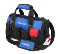 14-inch, Small Tool Bag Organiser, Multi-Purpose Wide Open Mouth Storage