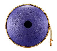 14 Inch Steel Pan Drum 14 Notes Steel Tongue Drum Handpan Percussion Instrument Tank Drum for Adults with Travel Bag and Mallets for Meditation Zen Gift for Kids, Travel, Party