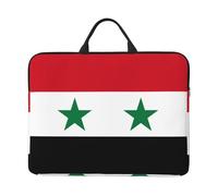 14 inch The flag of Syria Print Laptop Sleeve Bag, Water-Resistant Computer Carrying Case for Men & Women