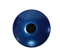 14 Inch Tongue Drum Stick Drum Mini Drum Portable Yoga Metal Tea Drum Hollow Drum (Color : E)