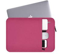 14 Inch Waterpoof Laptop Sleeve Case Compatible 15 Inch MacBook Pro Touch Bar A1990 A1707, Acer Chromebook 14, HP Pavilion X360 14/Stream 14, LG gram 14", Asus VivoBook, 14-15 Inch Laptop Bag,Rose Red