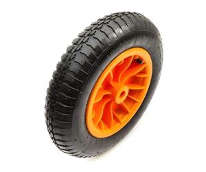 14 Inch WheelBarrow 3.50-8 Wheel & Pneumatic Tyre Jockey Wheel 4 Ply 19mm Bore 70mm Hub