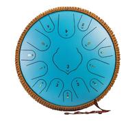14 Inches 15 Notes Steel Tongue Drum - C/D Major Handpan Instrument Handpan Drum for Adults, Premium Steel Hand Drums, For Musical Education Meditation Yoga(A,C major)