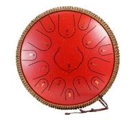 14 Inches 15 Notes Steel Tongue Drum - C/D Major Handpan Instrument Handpan Drum for Adults, Premium Steel Hand Drums, For Musical Education Meditation Yoga(B,D major)