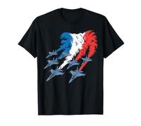 14 Juillet Avions Militaires Fête Nationale Française T-Shirt