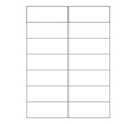 14 Labels per A4 Sheet - 99.1 x 38.1mm L7163 Compatible | 14 Labels on A4 Sheet | Matte White self-Adhesive Labels on A4 Sheets | Compatible with Laser, Inkjet Printers and copiers | (20 Sheets)