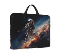 14" Laptop Case Sleeve Astronaut Flying in Space Laptop Bag Computer Carrying Case Notebook Protective Sleeve Cover