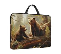 14" Laptop Case Sleeve Cute Bears Play in The Tree Laptop Bag Computer Carrying Case Notebook Protective Sleeve Cover