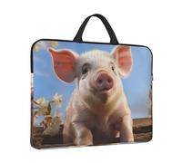 14" Laptop Case Sleeve Cute Pig Laptop Bag Computer Carrying Case Notebook Protective Sleeve Cover