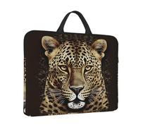 14" Laptop Case Sleeve Patterned Leopard Head Laptop Bag Computer Carrying Case Notebook Protective Sleeve Cover