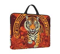 14" Laptop Case Sleeve Prosperity in The Year of The Tiger Laptop Bag Computer Carrying Case Notebook Protective Sleeve Cover