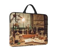 14" Laptop Case Sleeve Vintage Chemistry Lab Laptop Bag Computer Carrying Case Notebook Protective Sleeve Cover