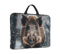 14" Laptop Case Sleeve Wild Boar Laptop Bag Computer Carrying Case Notebook Protective Sleeve Cover