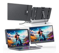 14" Laptop Screen Extender, Dual Screen Monitor Extender,120% sRGB 78% NTSC,FHD1080P IPS Laptop Portable Monitor for Laptops 13-17.3",Suit for Windows Mac Android Switch PS5 etc