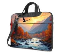 14 Laptop Sleeve Eagle Soaring Over Autumn Landscape Laptop Bag Carry On Bag 15.6 Laptop Case(29x38cm)