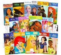 14 Mini Disney Princess Coloring Books for Girls 4-8 3-5 Bulk Small Bundle | 5x8 Princess Coloring Activity Books for Classroom Rewards, Prizes, Treasure Box, Party Favors - Moana, Frozen, Tangled, More