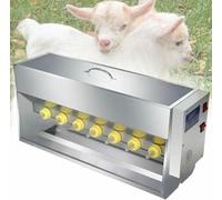 14 Nipples Piglet Feeding Bottle, Piglet Feeder, Stainless Steel Piglet Feeder, Suitable for Piglets, Lambs