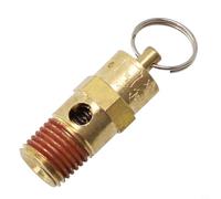 14 NPT 150 PSI Air Compressor Safety Relief Pressure Valve with Brass and Stainless Steel Spring for Pneumatic Equipment and Machinery Applications