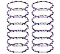 14 Pack Baseball Necklace 18inch, Baseball Drip Stuff Gifts, Sports Three Braid Rope Tornado Titanium Necklaces, Baseball Essentials Gear Jewelry Accessories, Sports Team Gifts & Party Favors