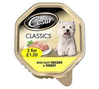( 14 Pack ) Cesar Classics Dog Tray with Chicken and Turkey in Loaf 150g