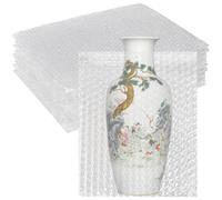 14 Pack Clear Bubble Out Bags&Pouches, Large Bubble Bag 18"x22", Double Walled Bubble Cushioning Bags Wrap Pouches for Storage, Moving and Packing Supplies for Dishes, Glasses, Electronics