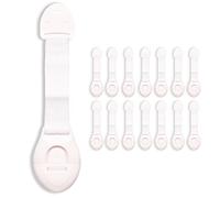 14 Pack Cupboard Locks for Children, Child Lock for Drawers, Baby Proofing Cabinet Fridge Drawer Kitchen Toilet Locks, Child Safety Locks for 1-3 Year Olds (Very Easy to Install)