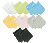 14 Pack Eyeglasses Cleaning Cloth,Glasses Wipes,Glasses Cleaning Cloth, 7x6 inch Premium Microfiber Glasses Cleaner Cloth Glass Wipes for Laptop Camera Lenses Ipad LCD Screens