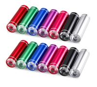 14 Pack Small LED Torches, Multi-Color Pocket Flashlight Set with Keyrings, Mini Torches LED Super Bright Durable for Camping, Hiking, Emergencies, Ideal Gifts for Kids, Adults, Batteries Not Included