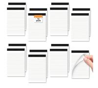 14 Pack Small Pocket Notebook Mini Notepad A7 Lined Paper Refill Pad 3 x 5