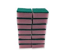 14 Pack Sponge Scourers - Tough on Grease, Stains and Dirt, Gentle on Mirror, Glass and Smooth Surfaces- Heavy Duty Cleaning Done Right