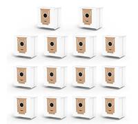 14 Pack T8 bags Compatible with Ecovacs Deebot Ozmo T8/T8+ T8 AIVI, N8 Pro Plus/N8 Pro, DX93, DDX96 Vacuum Cleaner, Fit Yeedi Vac Station 2.5L Auto-Empty Station Garbage Collection.