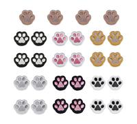 14 Pairs of Cat Paw Print Cloth Patches, Repair Patches, Cute Embroidery Patches, Decorative Patches, DIY Sewing Accessories, Suitable for Clothes, Hats, Bags, Etc.