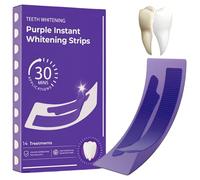14 Pairs Purple Teeth Whitening Strips & Kit,Enamel Safe & Sensitivity Free Teeth Whitening Kit with 14 Treatments,Teeth Stain Remover & Whitening Gel Alternative,Fast Whitening Strips for Teeth